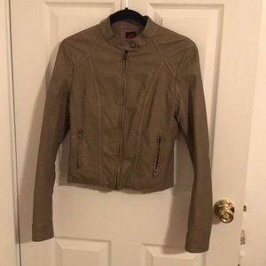 Faux leather jacket